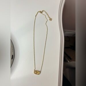 Orange critine kendra scott necklace